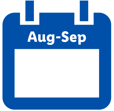 August - September 2026