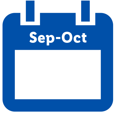 September - October 2026