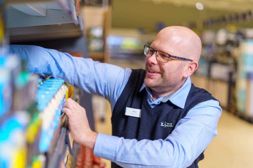 Lidl shelf stacker